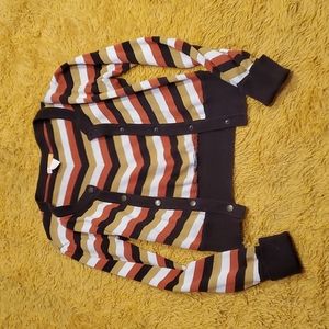 Tulle striped retro sweater vintage